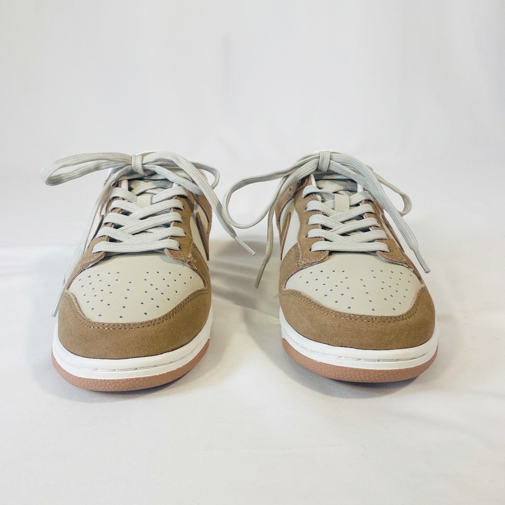Nike Dunk Low Sneakers Womens 8 Suede Medium Curry Sand Drift Hemp Sail Retro